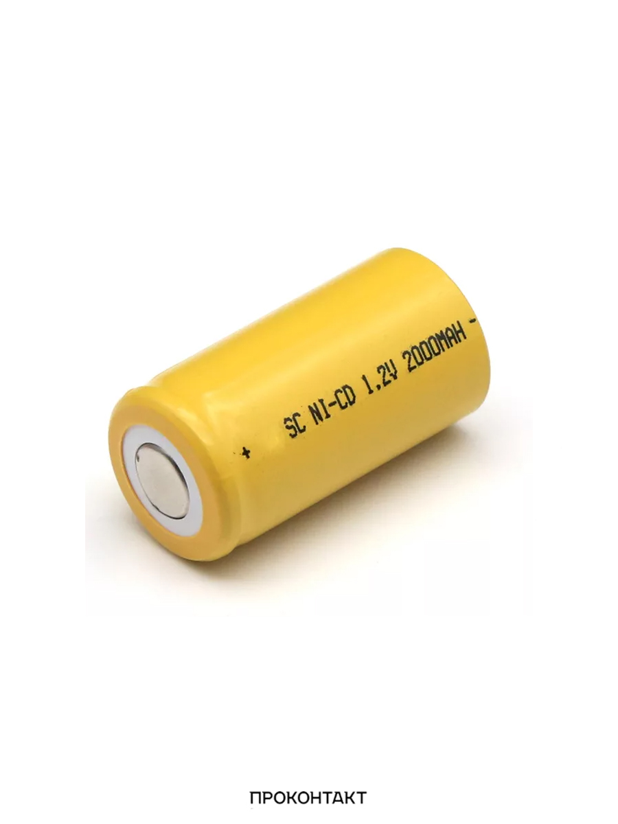 Купить Аккумулятор Ni-Cd SC 2000mah 1.2V пластиковая оболочка в Челябинске