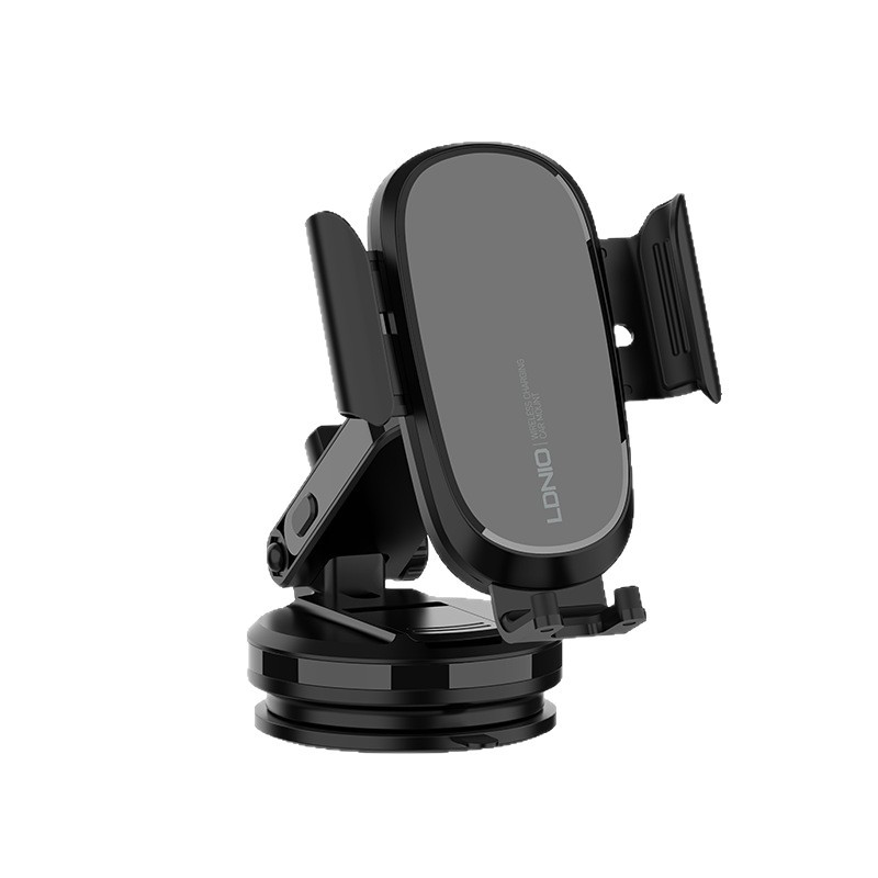 Держатель для смартфонов + беспроводное ЗУ LDNIO MW21-1 на панель