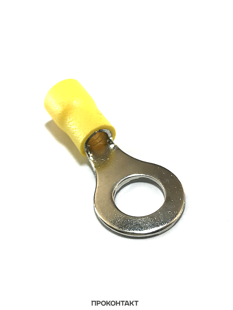 Купить Наконечник кольцевой НКИ д.8мм 4-6мм2 желтый (1 штука) в Челябинске