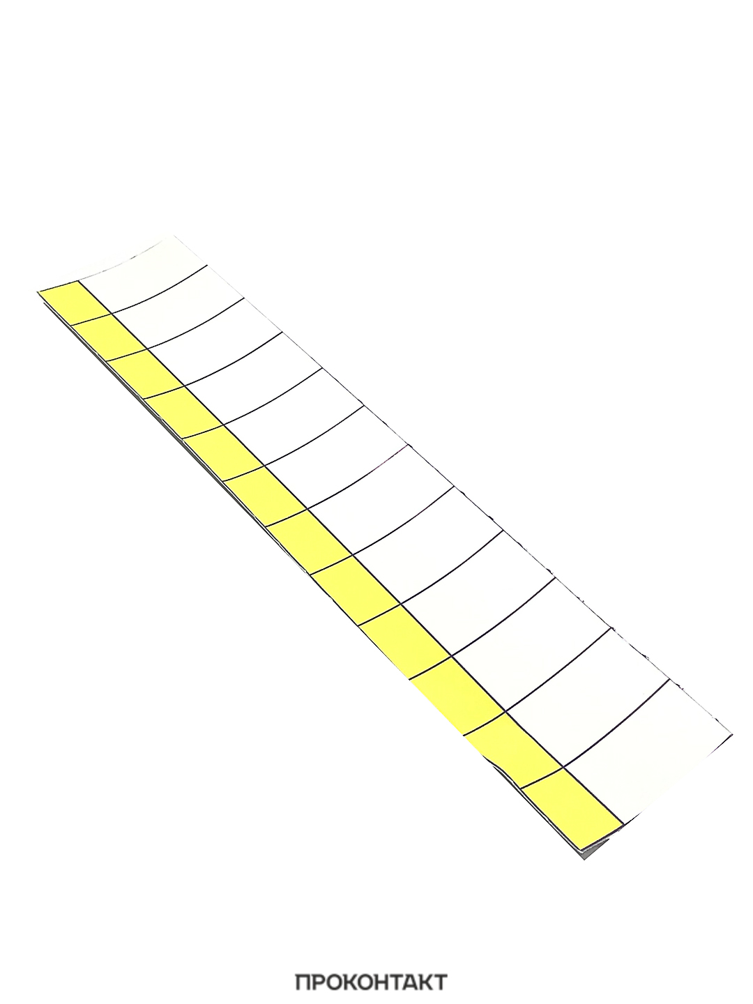 Наклейка маркировочная таблица 12 модулей (50х216 мм) купить в магазине  радиотехники «Проконтакт»