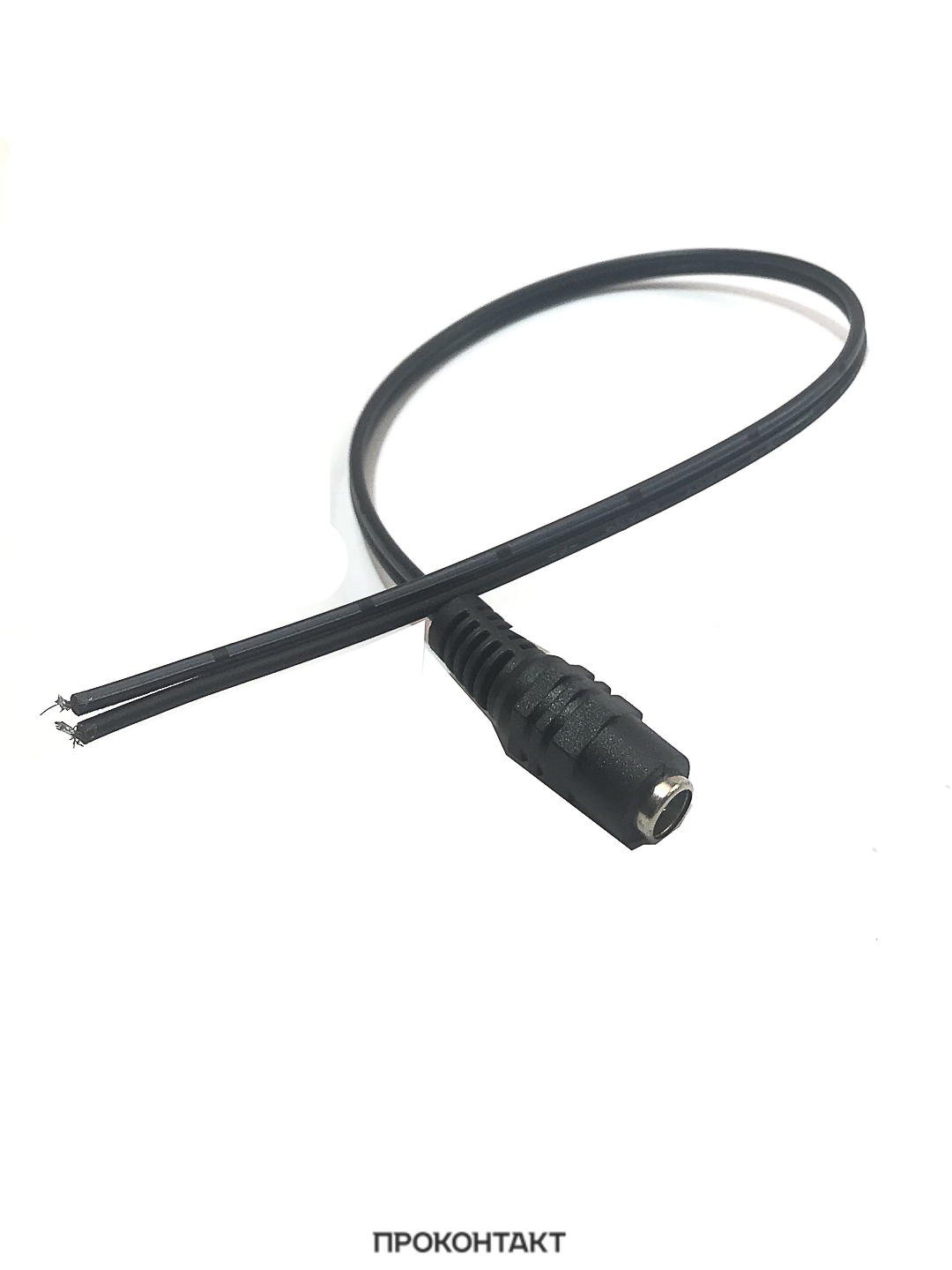 Купить Шнур DC (гнездо 5.5*2.1 22AWG 0,3 метра) Черный тип2 в Челябинске