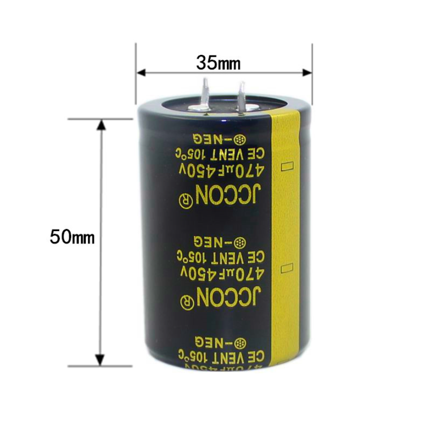 Конденсатор электролитический    470UF 450V 105*C 35*50 JCCON