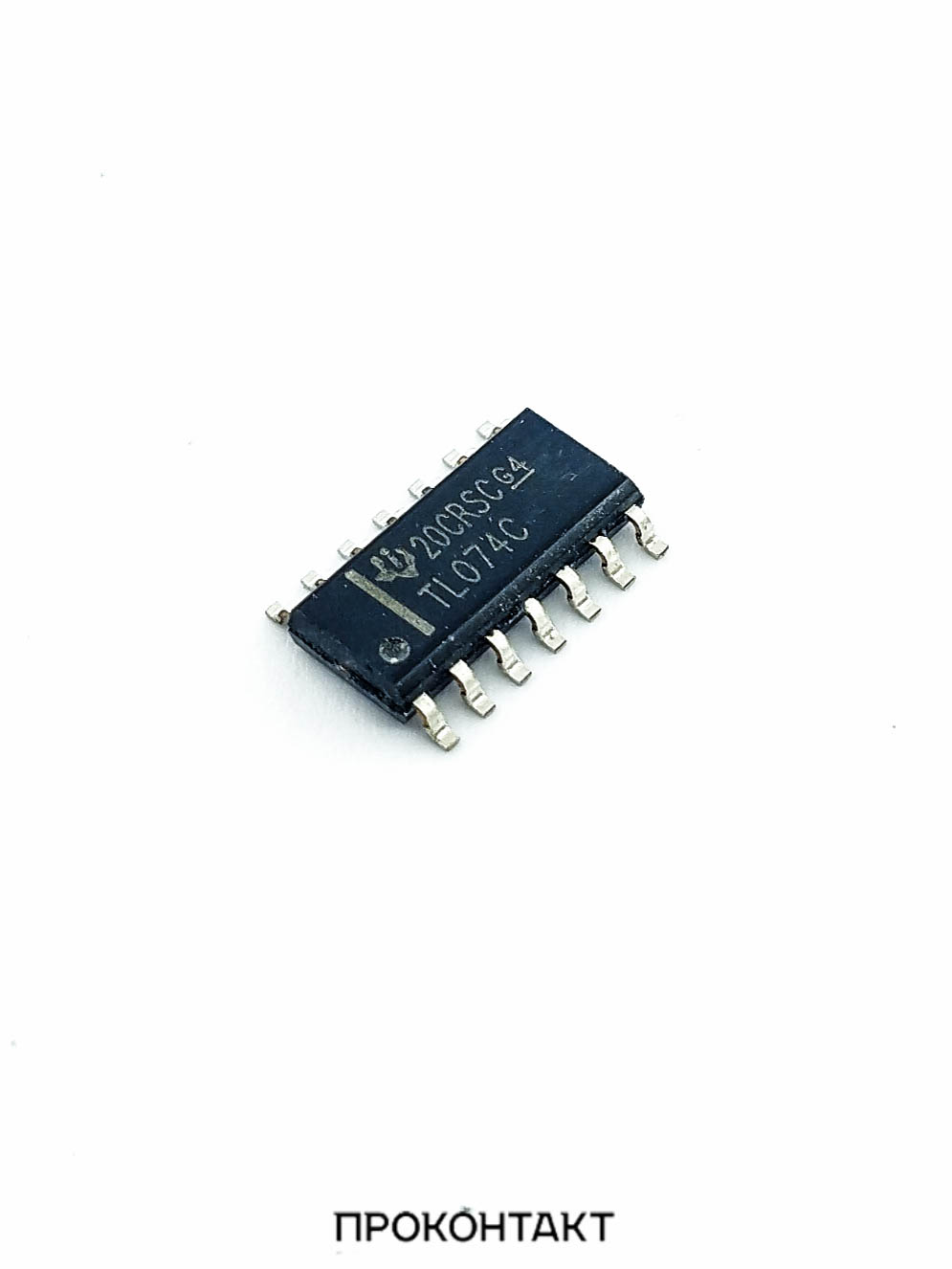 Микросхема TL074CDR DIP-14 (TEXAS оригинал)