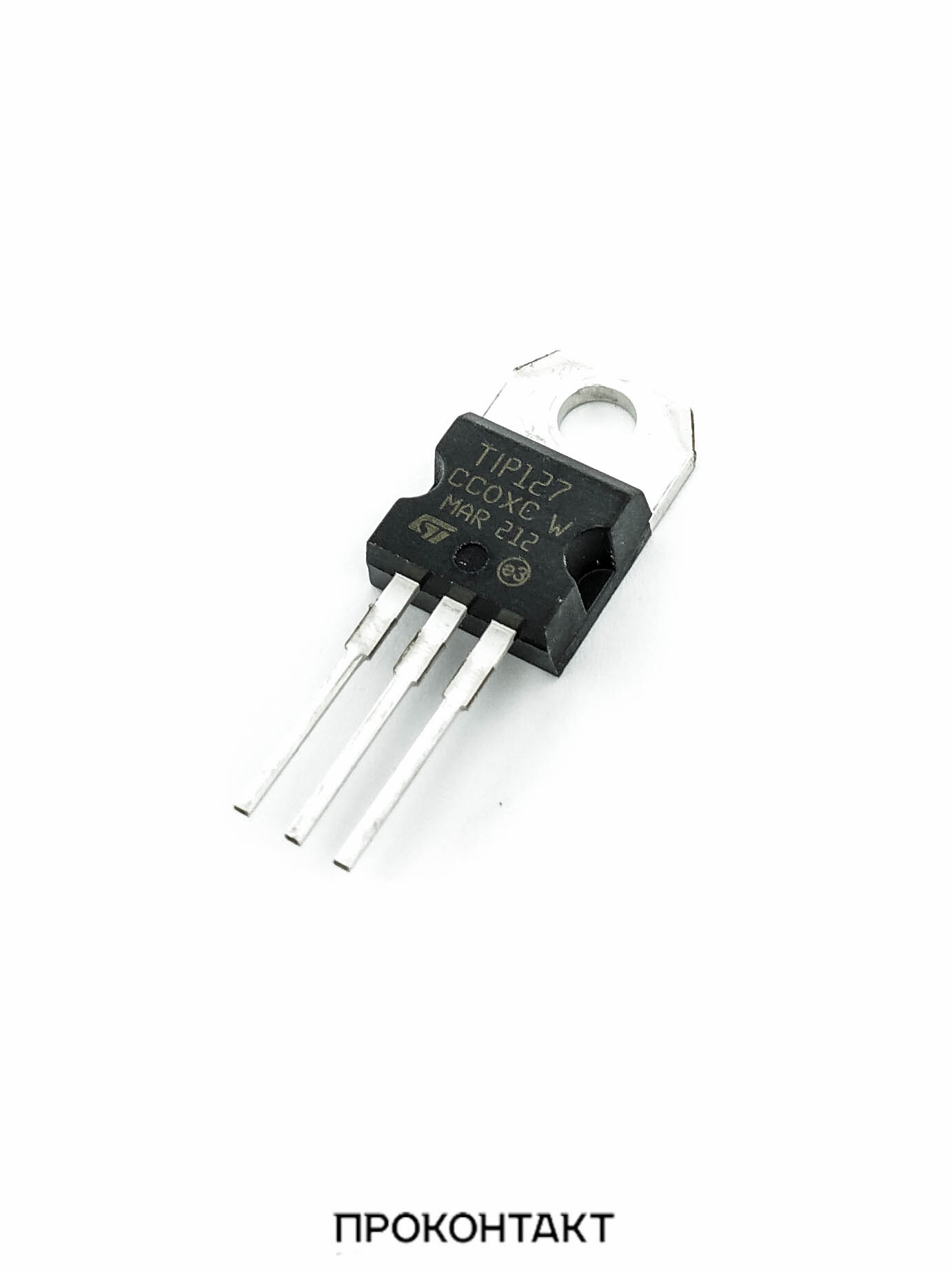 Купить Транзистор TIP127 (PNP 100V 5A 65W) TO-220 (STM оригинал) в Челябинске