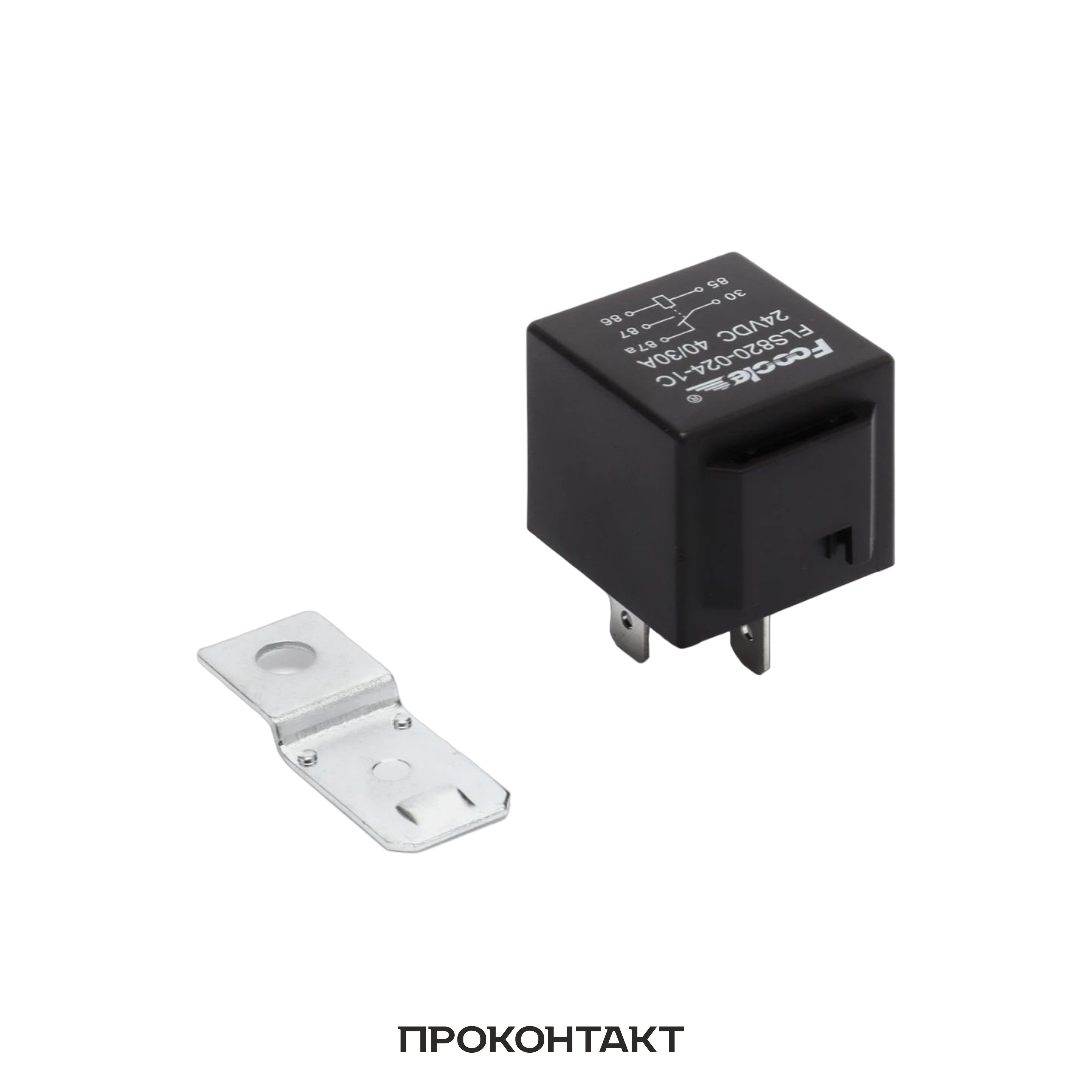 Купить Реле FLS820-024-1C 24VDC 40A 5 контактов с кронштейном в Челябинске