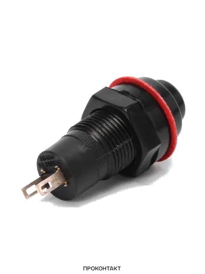 Купить Кнопка DS-213 2A/250VAC без фиксации черная в Челябинске