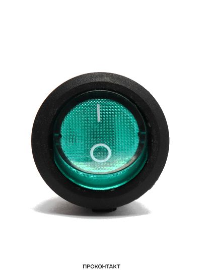 Купить Переключатель KCD1-05N ON-OFF 6A 250V (3 контакта) зеленый в Челябинске