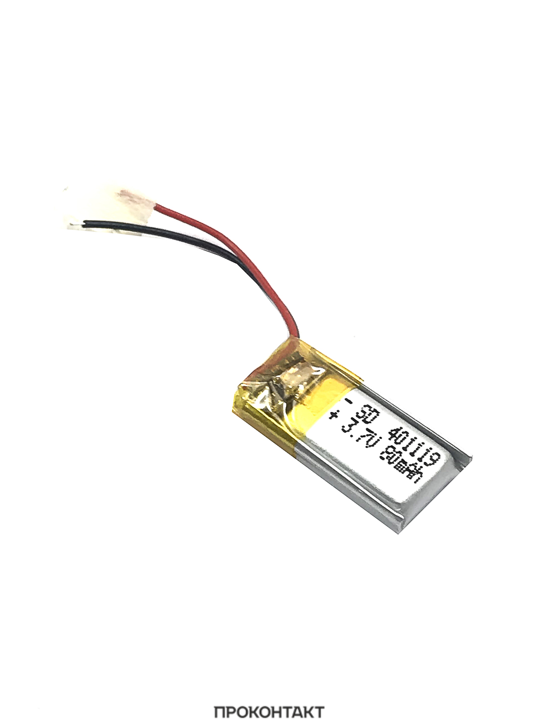 Купить Аккумулятор литий-полимерный 4.0*11*19 401119 (3.7В, 80mah) в Челябинске