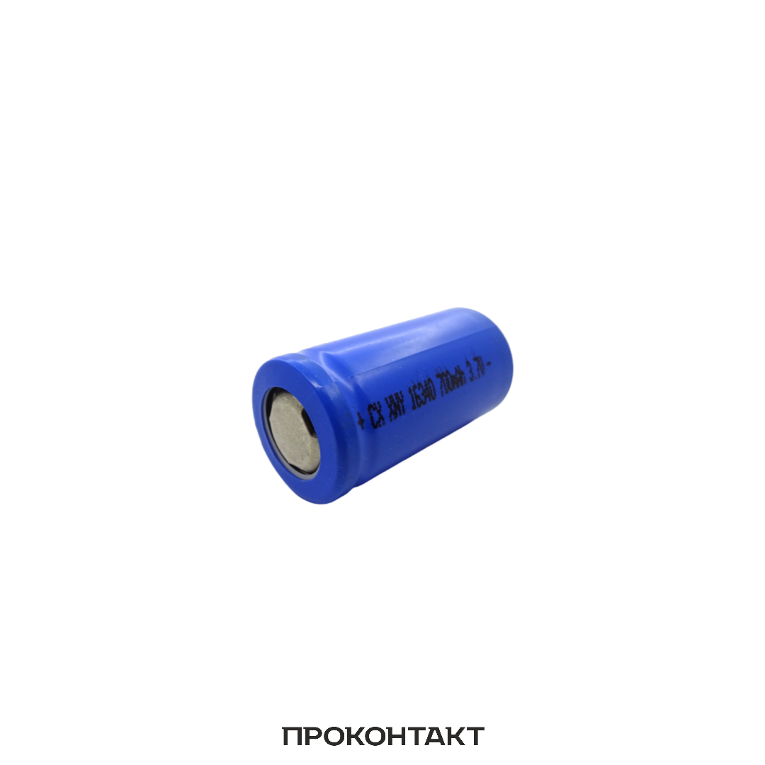 Купить Аккумулятор литий-ионный 16340  700mah ICR XNDL 3.7V (факт. 700mah) плоский + в Челябинске