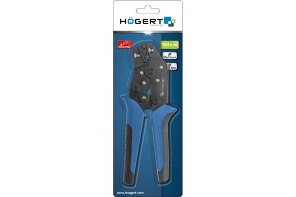 Купить Пресс-клещи HOGERT для клемм проводов 0,5-2,5 мм2,  HT1P160 в Челябинске