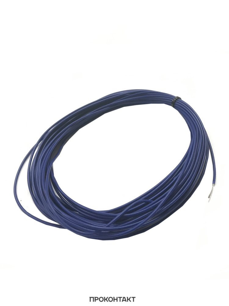 Купить Провод UL1007 НПнг(C)-HF 22AWG (0.33мм², медь) синий (отрезок 10 метров) в Челябинске