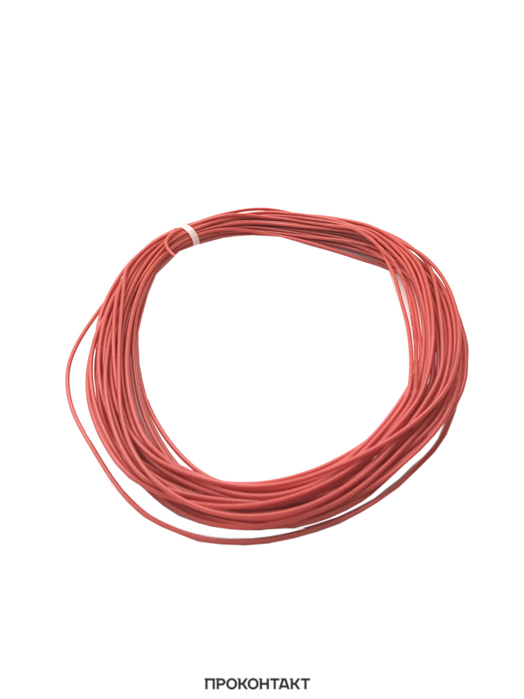 Купить Провод UL1007 НПнг(C)-HF 28AWG (0.08мм², медь) красный (отрезок 10 метров) в Челябинске