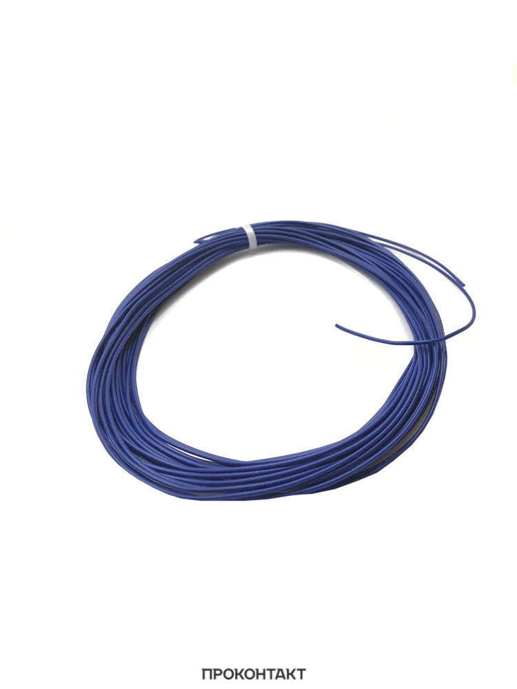 Купить Провод UL1007 НПнг(C)-HF 28AWG (0.08мм², медь) синий (отрезок 10 метров) в Челябинске