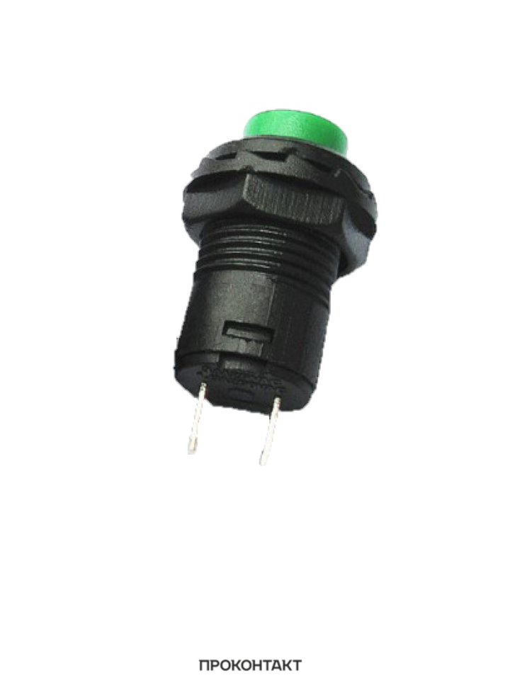 Купить Кнопка DS-427 1.5A/250VAC с фиксацией зеленая в Челябинске