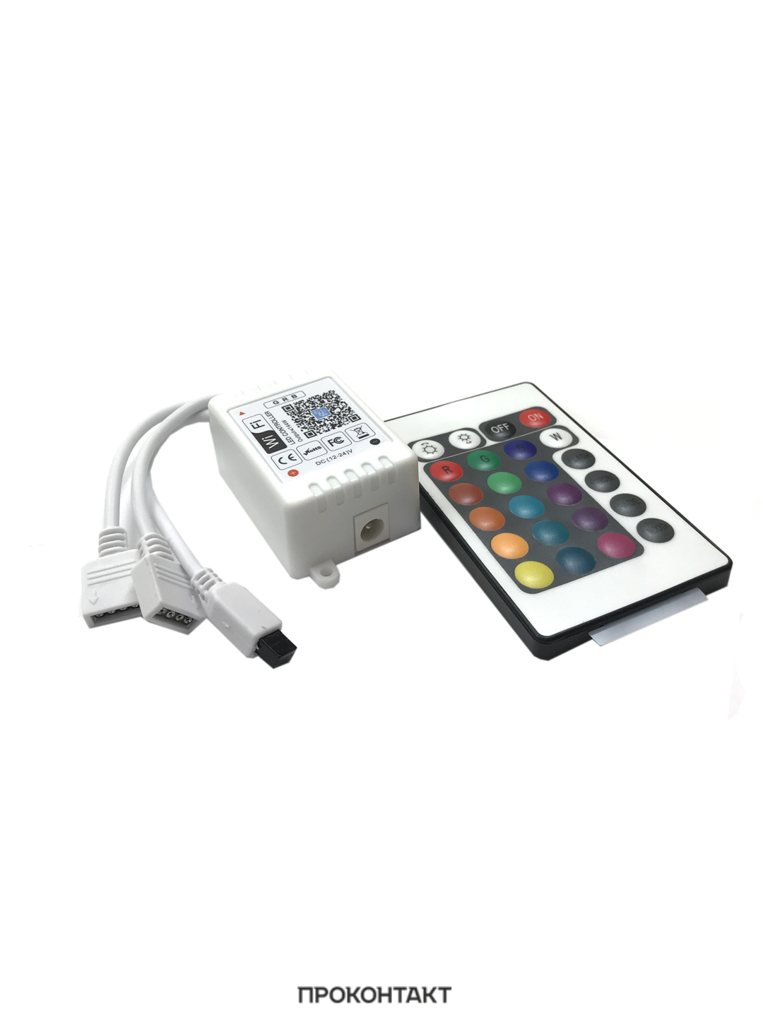 Купить Контроллер светодиодной ленты OG-LDL27 (Wi-Fi, 2*RGB,пульт) в Челябинске