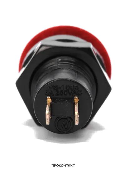 Купить Кнопка DS-213 2A/250VAC без фиксации красная в Челябинске