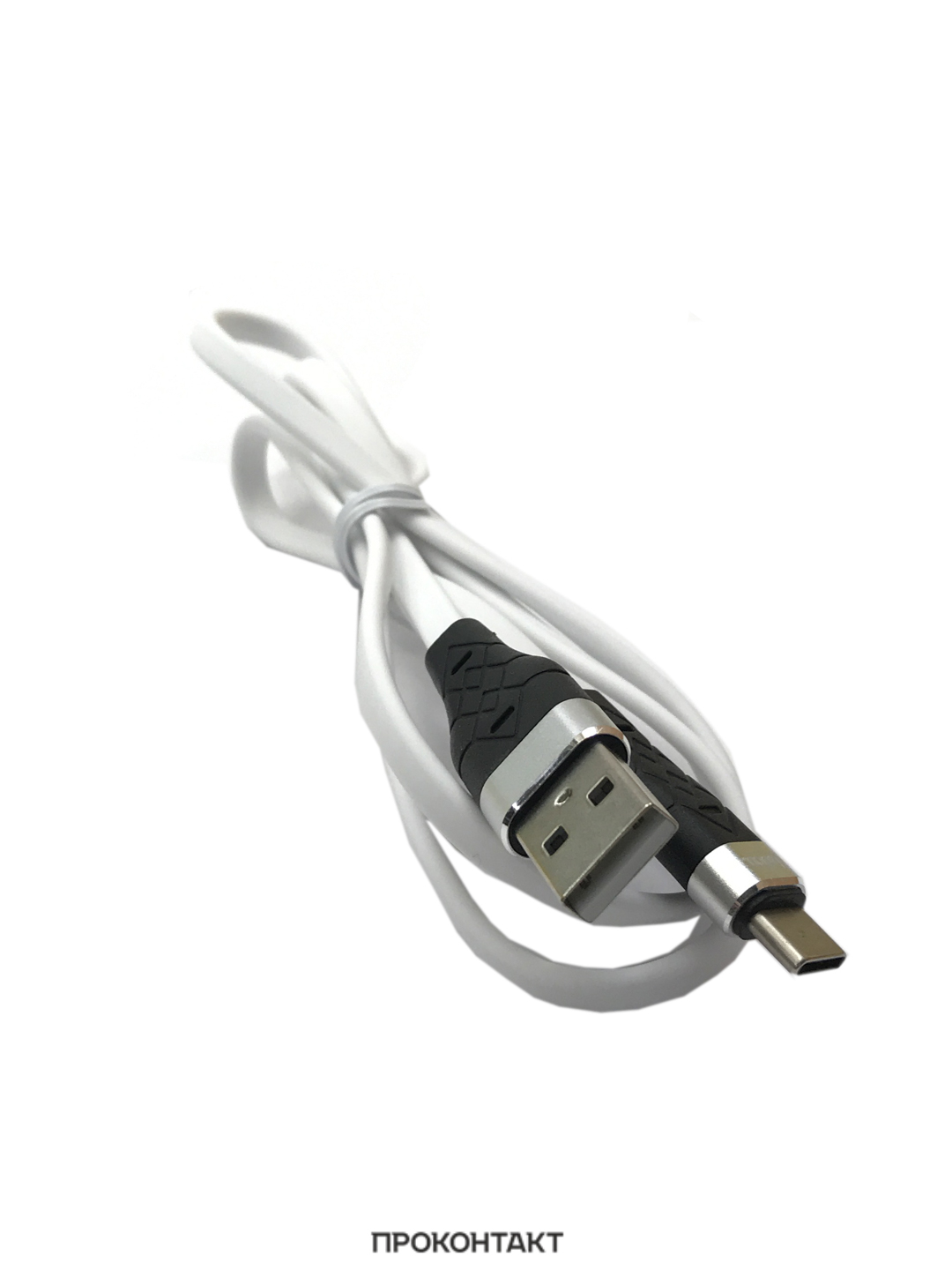 Купить Кабель USB - TYPE-C HOCO X53 2.4А (1 метр) Белый СИЛИКОН в Челябинске