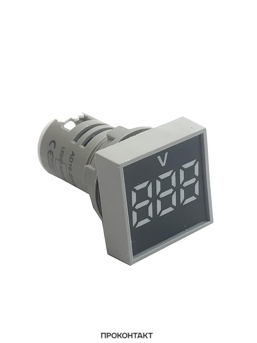 Купить Вольтметр цифровой DMS-141 22мм 20-500VAC белый в Челябинске