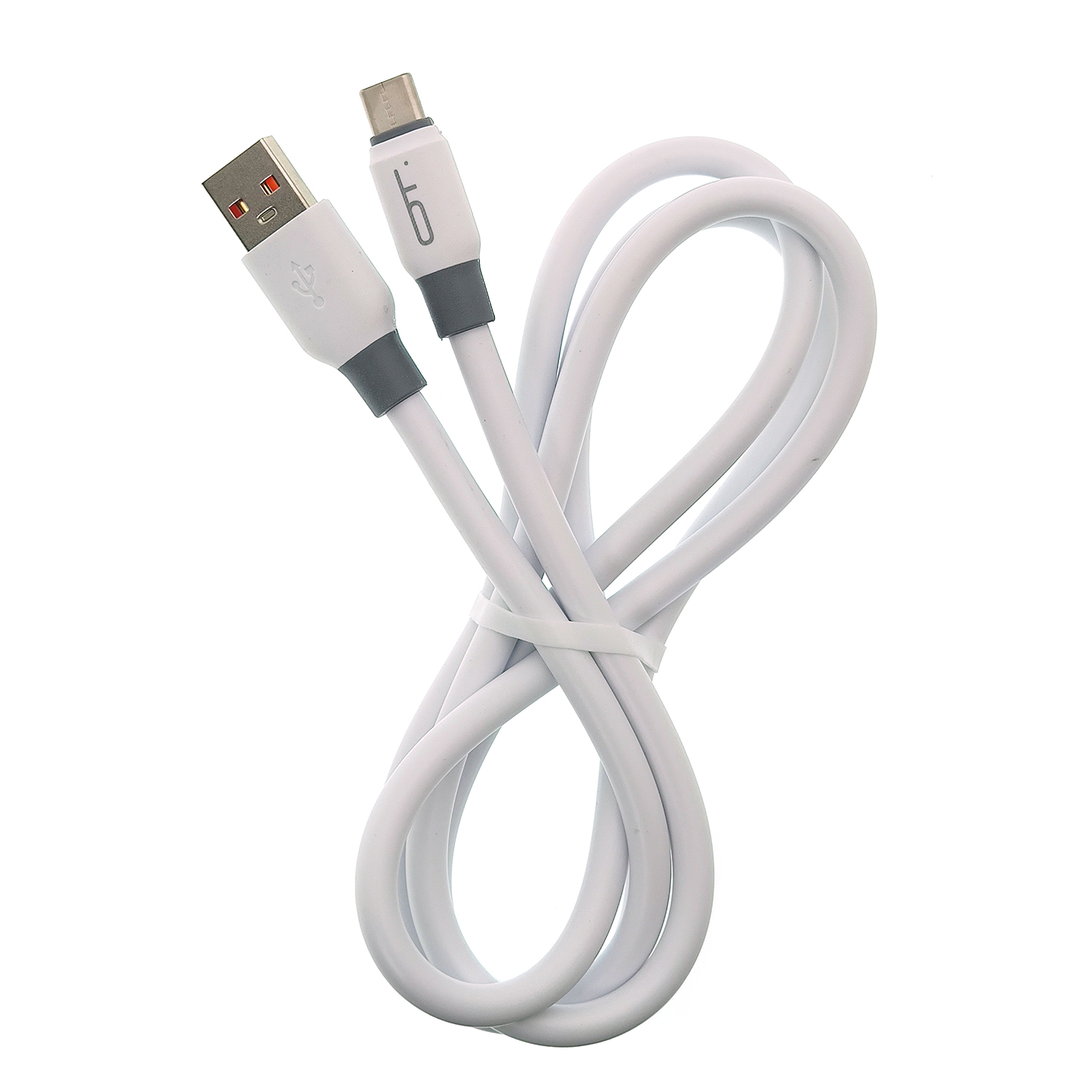 Купить Кабель USB - TYPE-C 4A (1.2 метра) Белый в Челябинске