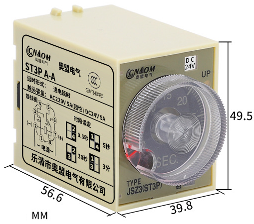 Купить Реле времени ST3PA-B A C D DC24V AC220V AC380V в Челябинске