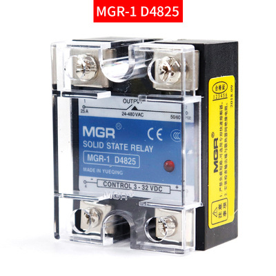 Купить Твердотельное реле MGR-1 D4825 (управление 3-32VDC, контроль 24-480VAC) 25A в Челябинске