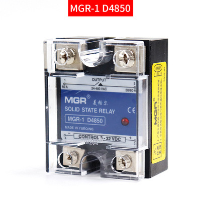 Купить Твердотельное реле MGR-1 D4850 (управление 3-32VDC, контроль 24-480VAC) 50A в Челябинске