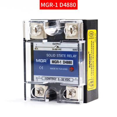 Купить Твердотельное реле MGR-1 D4880 (управление 3-32VDC, контроль 24-480VAC) 80A в Челябинске