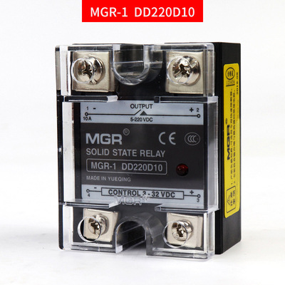 Купить Твердотельное реле MGR-1 DD220 (управление 3-32VDC, контроль 5-220VDC) 10A в Челябинске