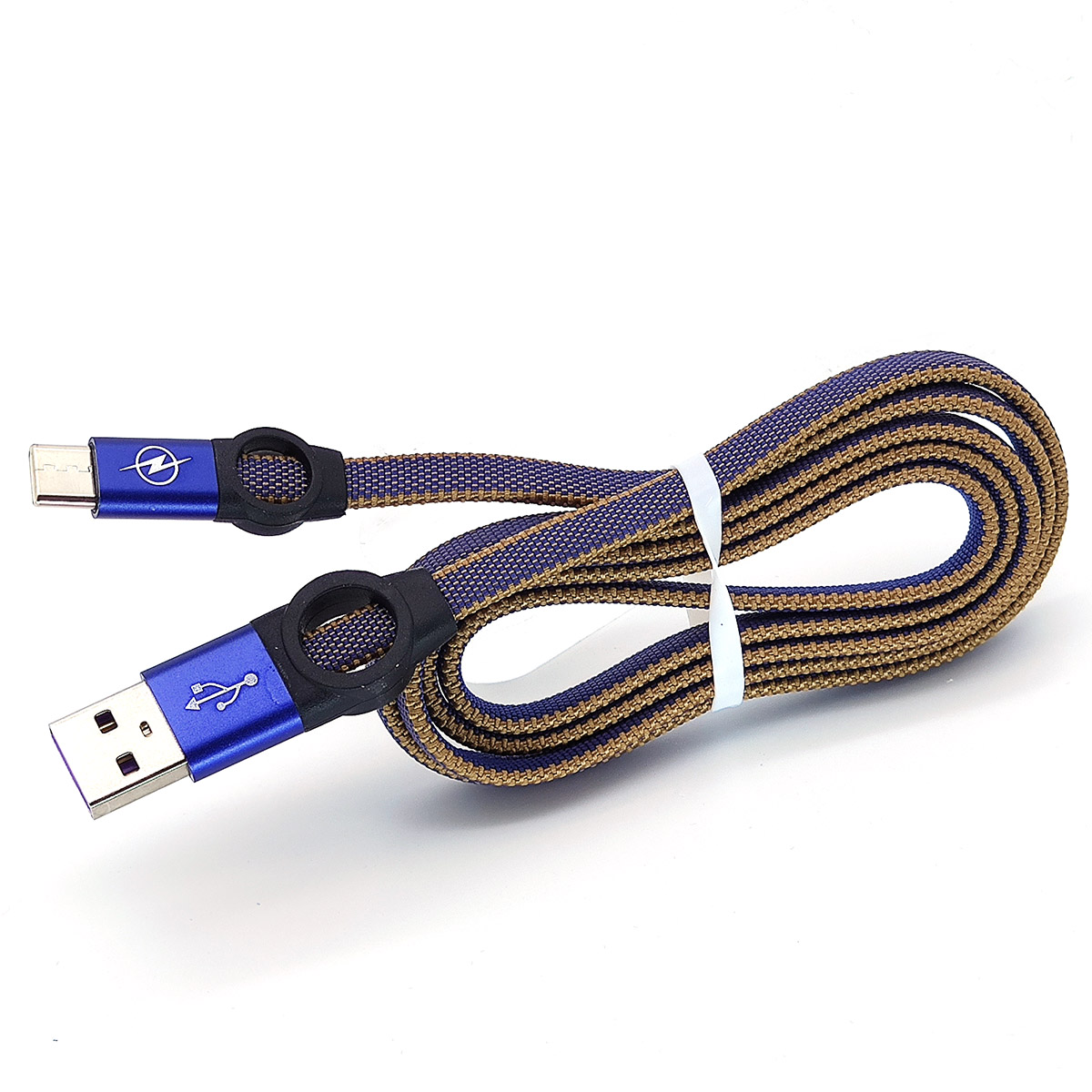 Купить Кабель USB - microUSB OT-SMM44 2.4А (1 метр) Синий в Челябинске