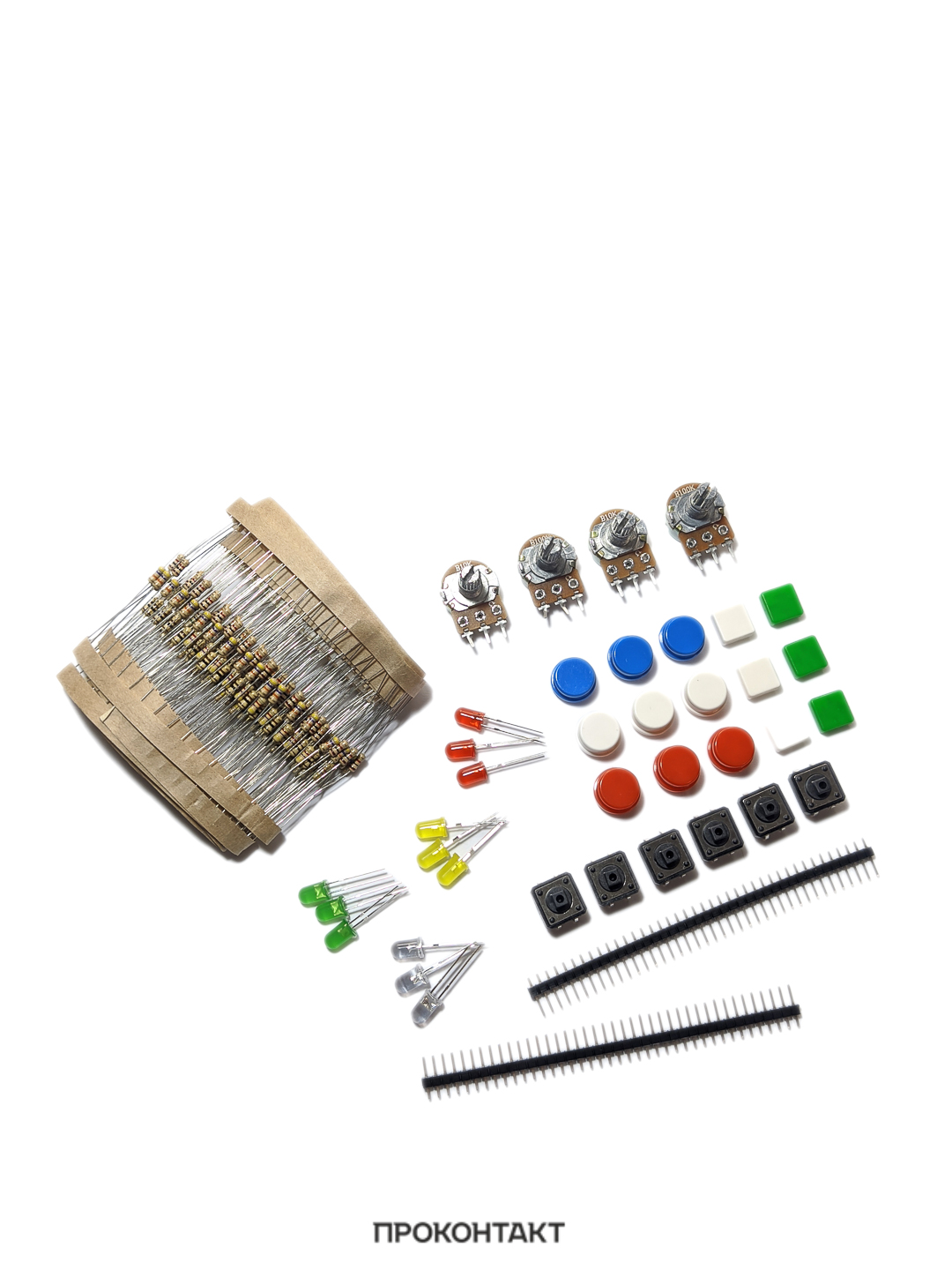 Купить Набор резисторов и светодиодов для работы с Arduino в Челябинске