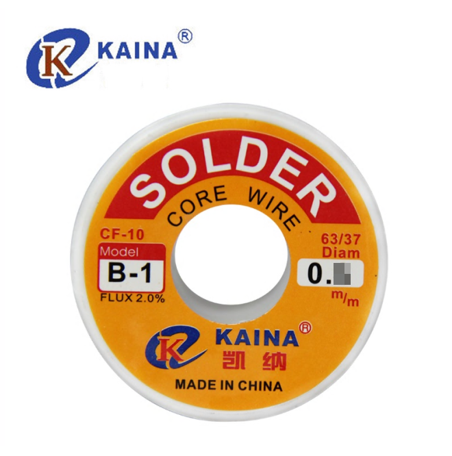 Купить Припой KAINA B 0.6мм Sn63/Pb37 с флюсом CF-10  34гр в Челябинске