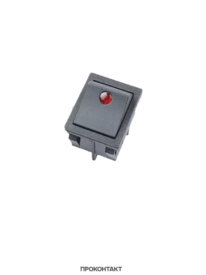 Купить Переключатель KCD4-201L ON-OFF 15A 250V красный в Челябинске