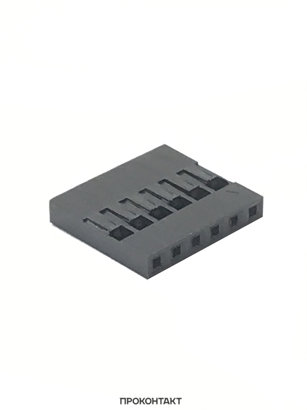 Купить Разъем Dupont 6pin 2.54мм BLS-6 (без контакта, только корпус) в Челябинске