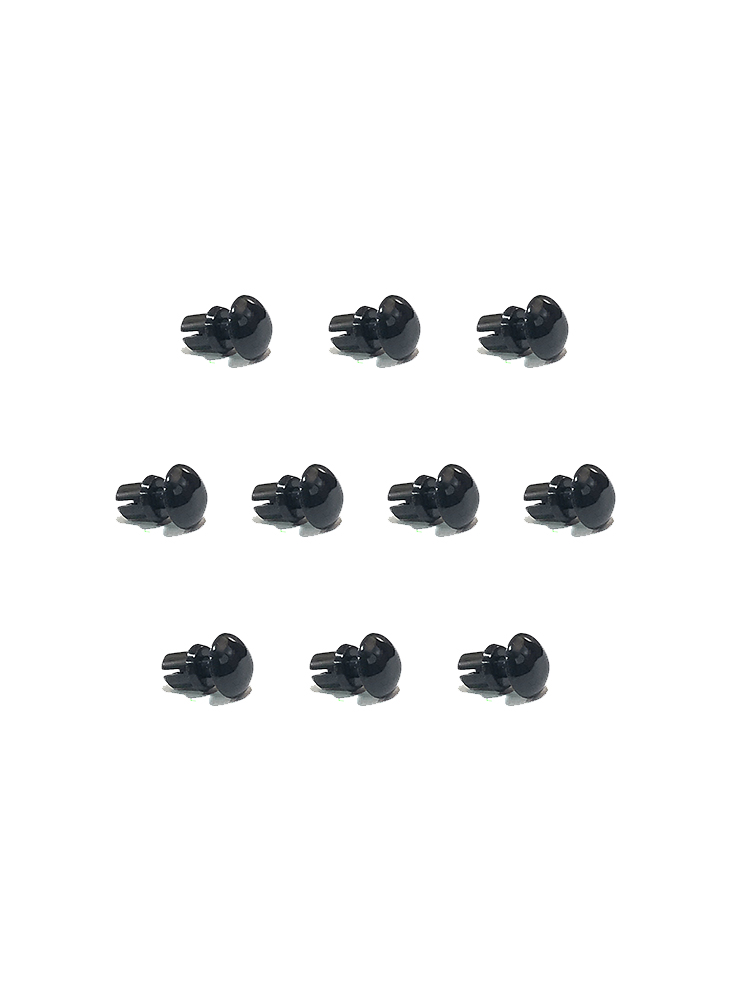 Купить Пистон монтажный R5055 черный (10 штук) в Челябинске