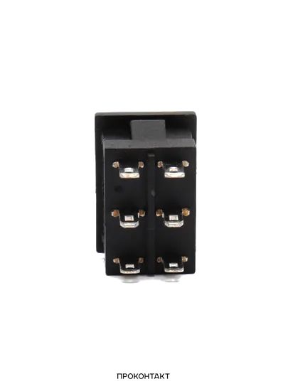 Купить Переключатель KCD1-202 ON-ON 6A 250V (6 контактов) черный в Челябинске