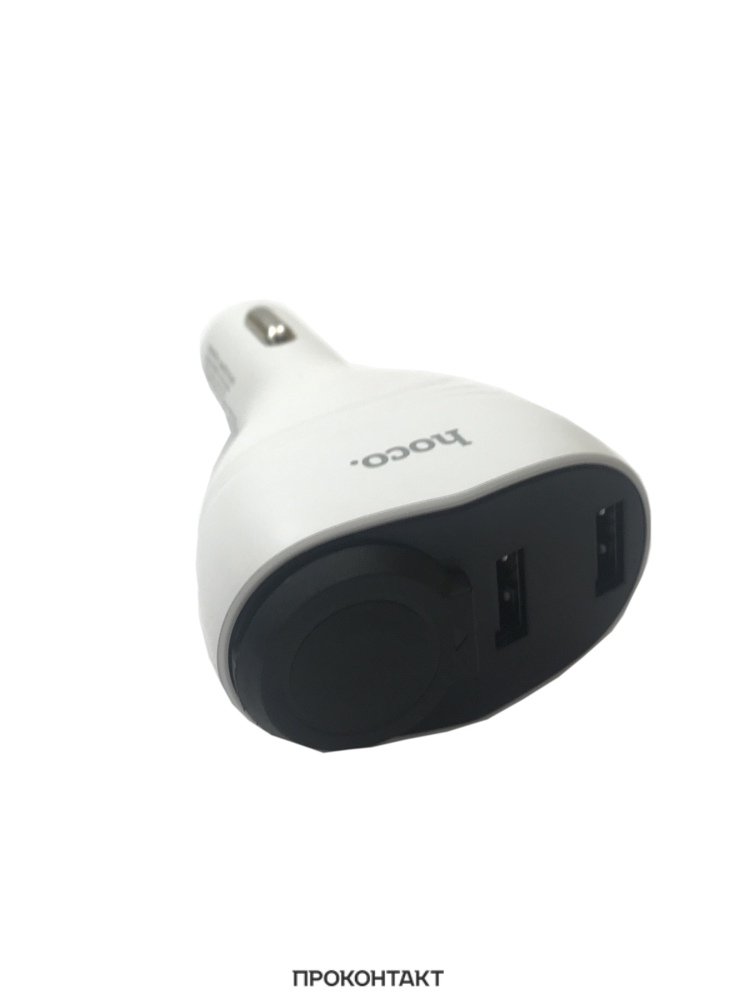 Купить Автомобильное ЗУ на 2*USB HOCO Z34 белый (3100mA,5V) (факт. 3100мА) в Челябинске