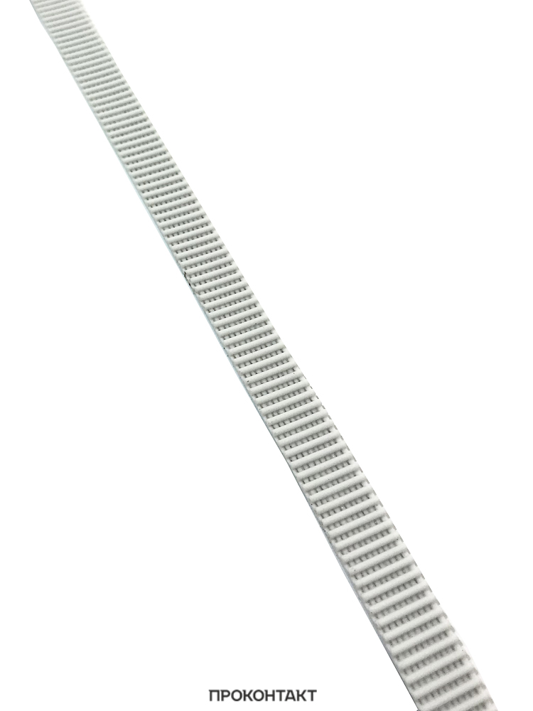 Картинка товара Ремень зубчатый GT2 10мм ПУ со стальным кордом белый (на отрез, цена за 1см)