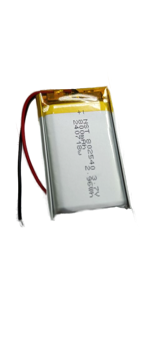 Купить Аккумулятор литий-полимерный 8.0*25*40 802540 (3.7В, 800mah) в Челябинске