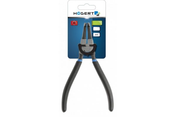 Купить Съемник внутренних стопорных колец HOGERT HT1P147  с изогнутыми концами, 150мм в Челябинске