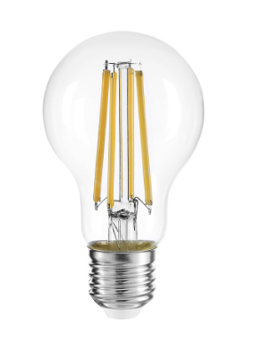Купить Лампа светодиодная 12 Вт 230В Е27 Филамент А60, холодный 4000К НИЖЕ ЗАКУПА в Челябинске