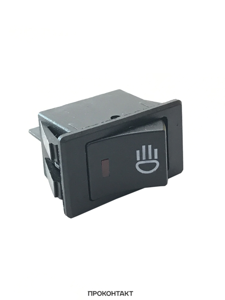 Купить Переключатель клавишный ASW-17D 12V 35А (4с) ON-OFF  с красной LED подсветкой в Челябинске
