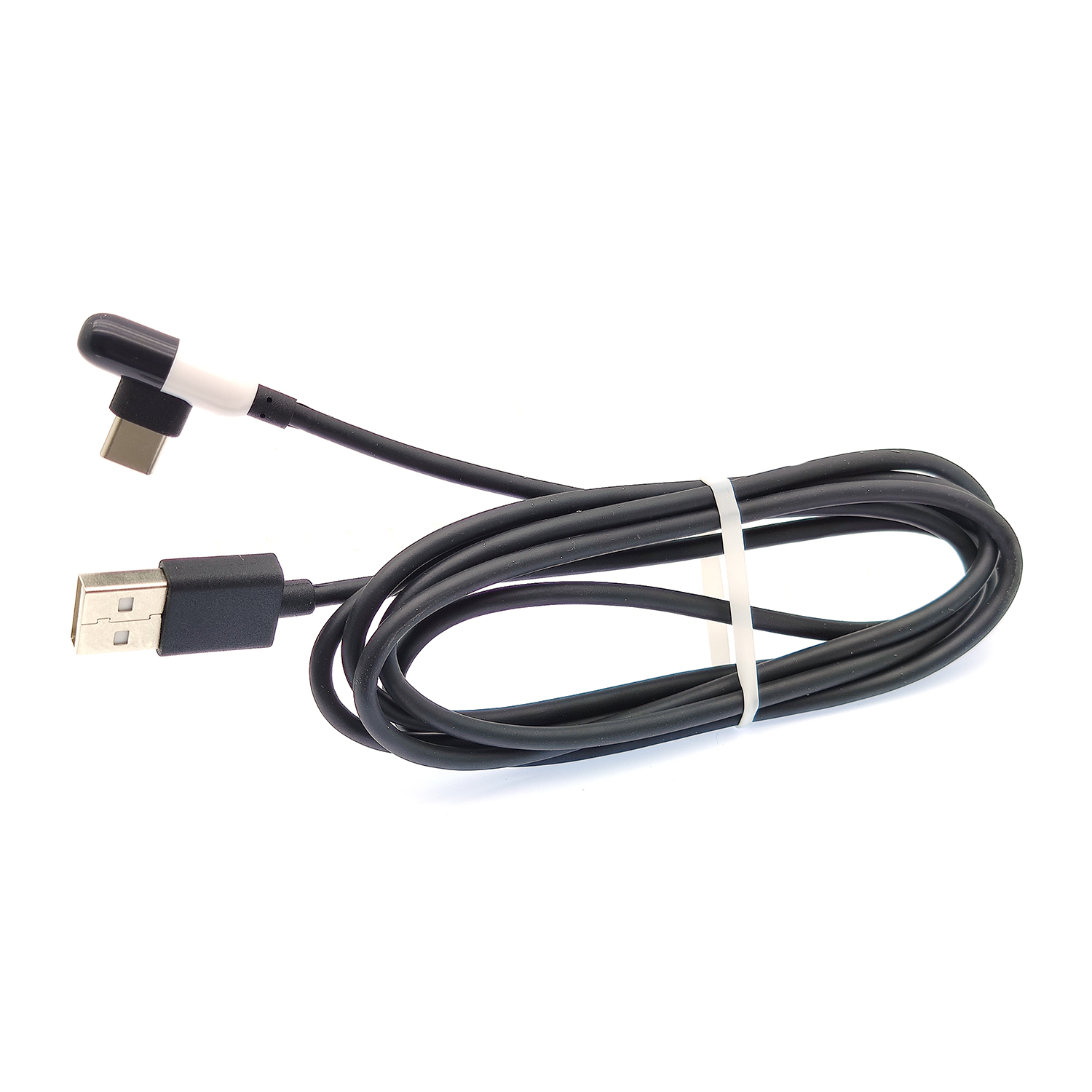 Купить Кабель USB - TYPE-C 2.4A (1 метр) угловой Черный в Челябинске