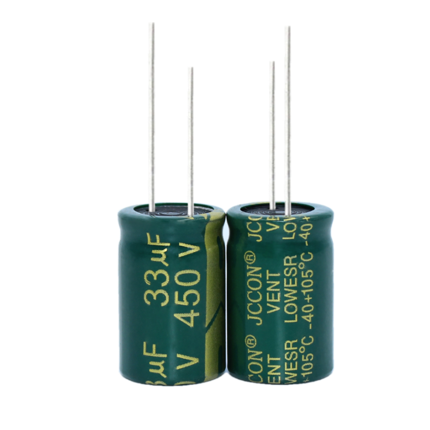 Конденсатор электролитический     33UF 450V 105*C 16*25 JCCON