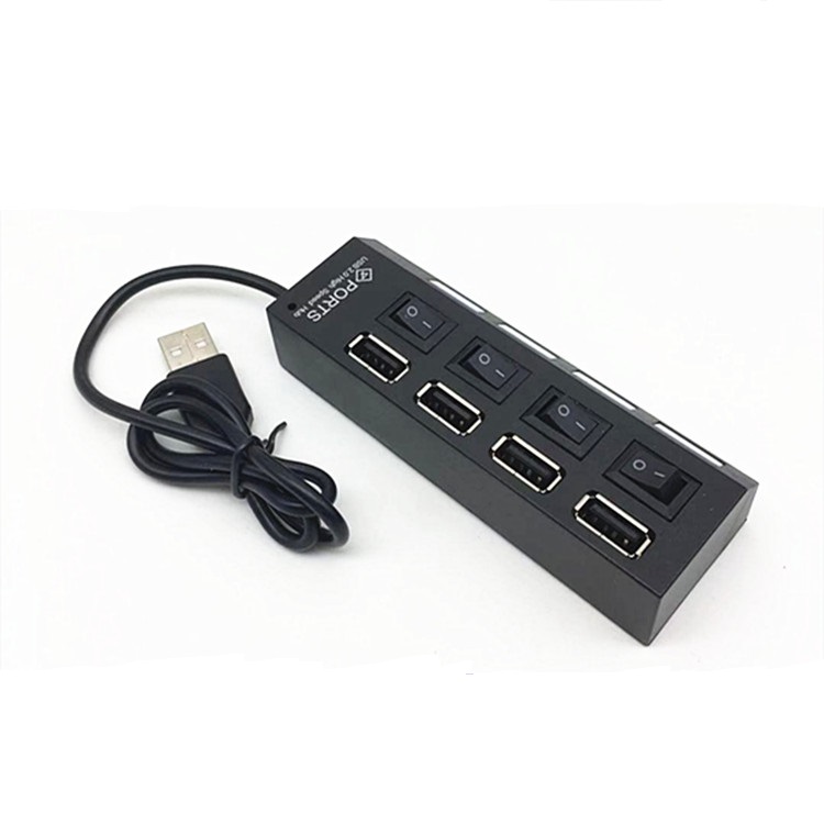 Купить Концентратор USB (HUB) 4-PORT черный в Челябинске