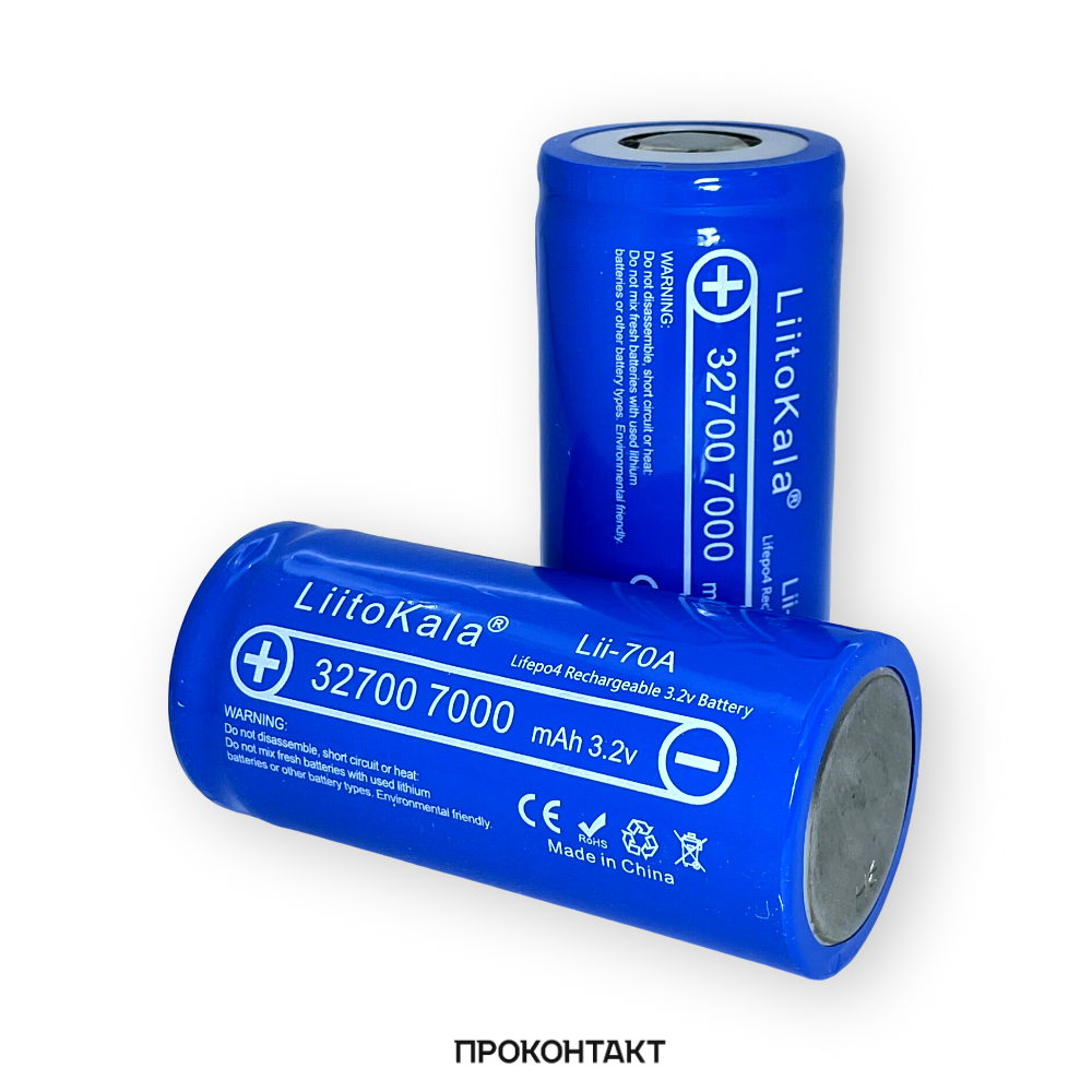Купить Аккумулятор LifePO4 32700 7000mah 3.2V LiitoKala Lii-70A в Челябинске
