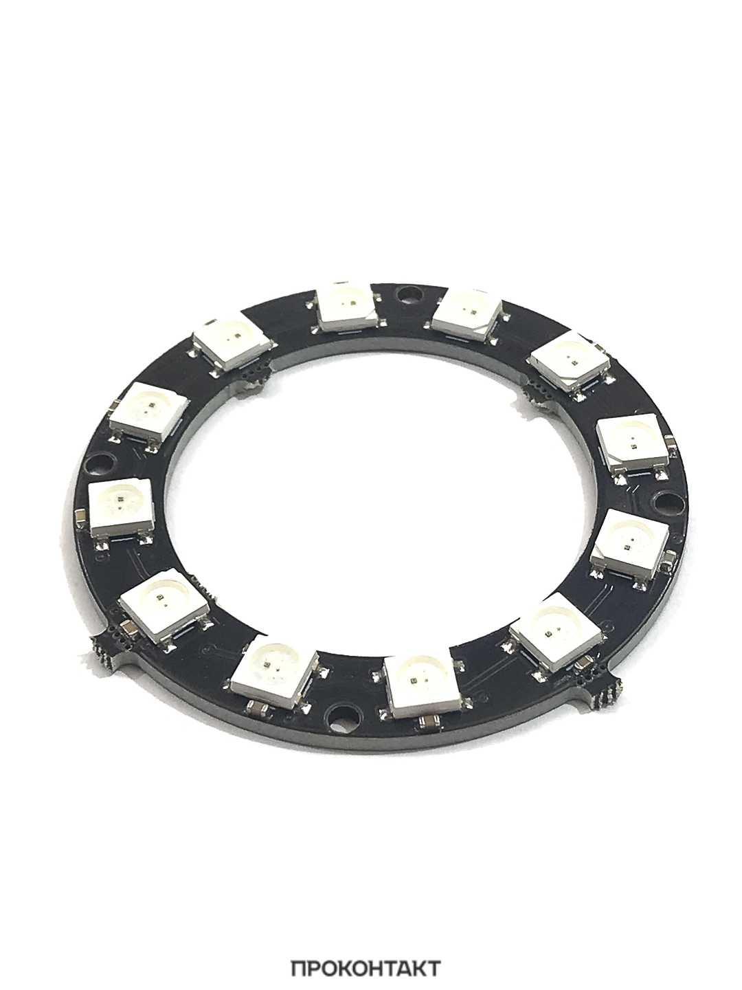 Купить Модуль из 12 RGB светодиодов WS2812 (Кольцо) в Челябинске