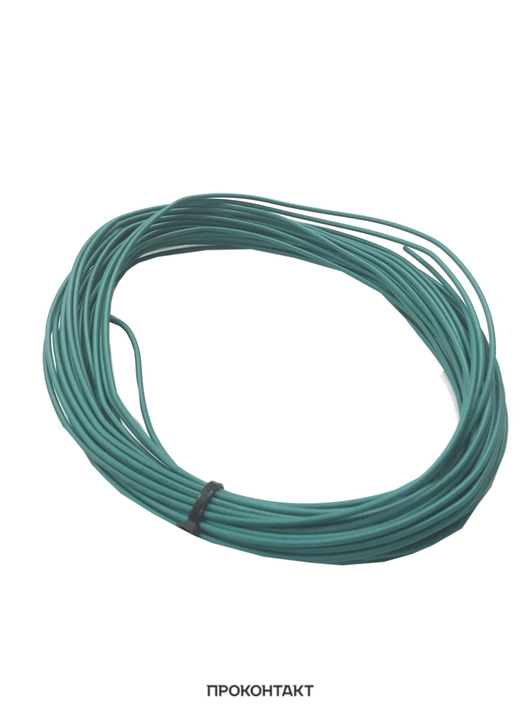 Купить Провод UL1007 НПнг(C)-HF 22AWG (0.33мм², медь) зеленый (отрезок 10 метров) в Челябинске