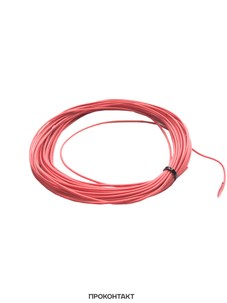 Купить Провод UL1007 НПнг(C)-HF 22AWG (0.33мм², медь) красный (отрезок 10 метров) в Челябинске