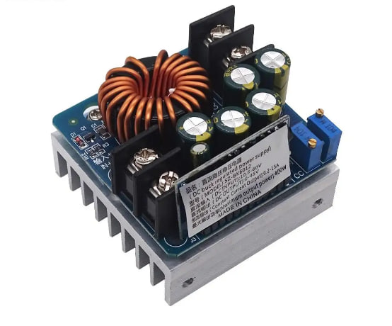 Понижающий DC-DC модуль 15А (вход 10.5-60V выход 0-45V) SZ-BK6012