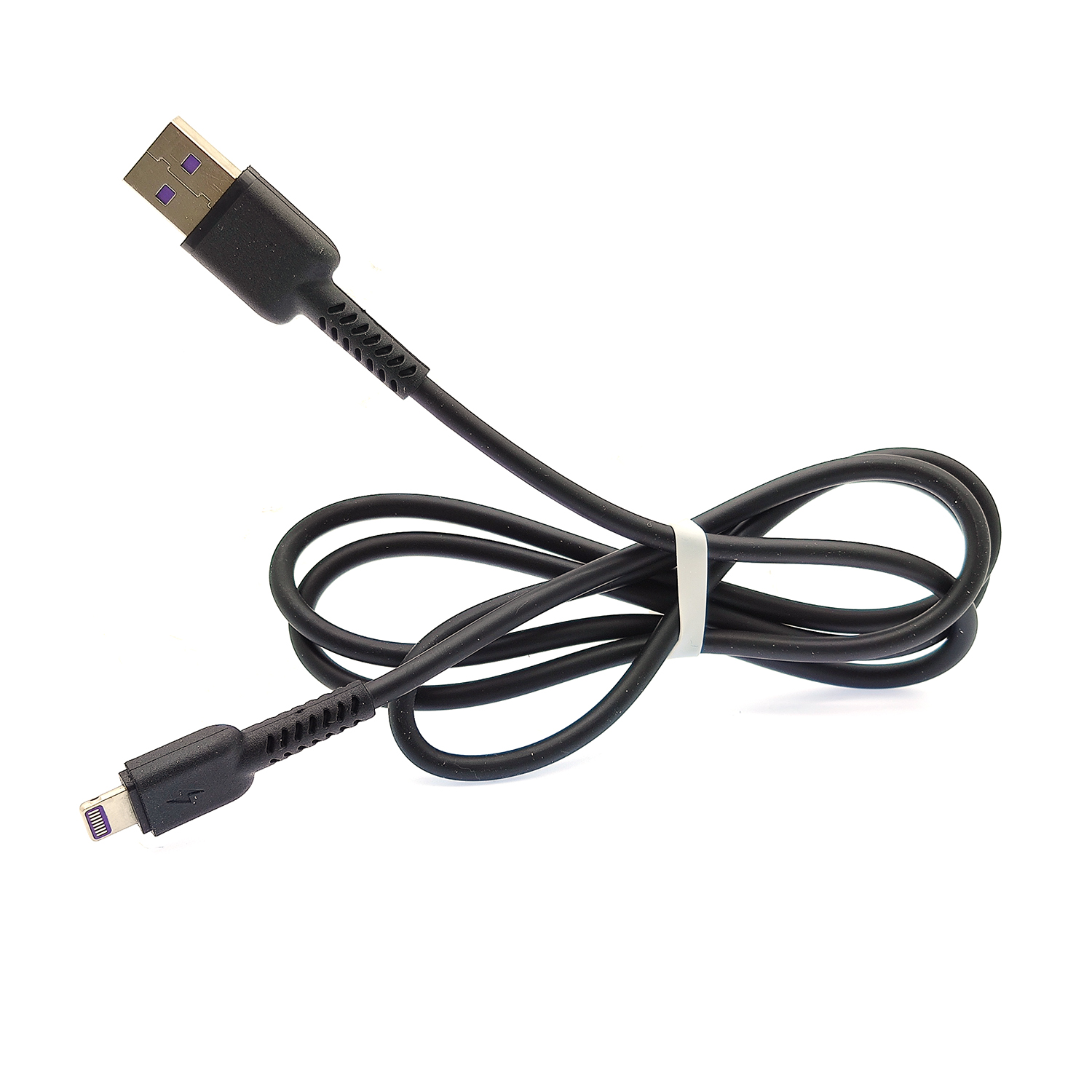Купить Кабель USB - Lightning (iPhone) 3A (1 метр) Черный в Челябинске